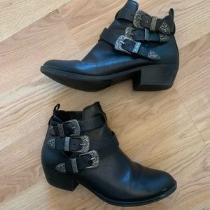 Black booties